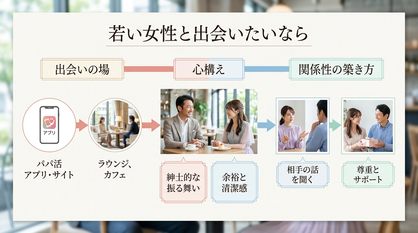 若い女性と出会いたいなら