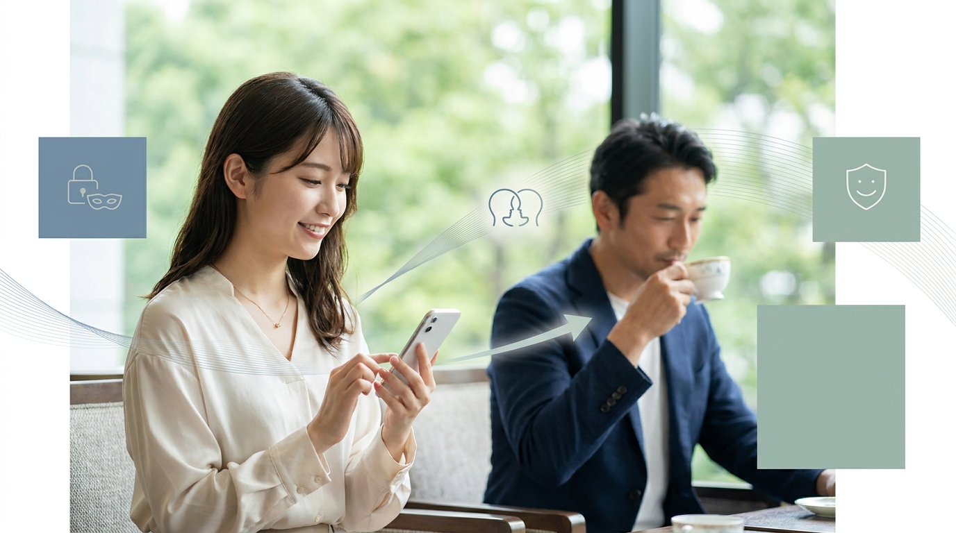 既婚者・バレたくない男性向けアプリ
