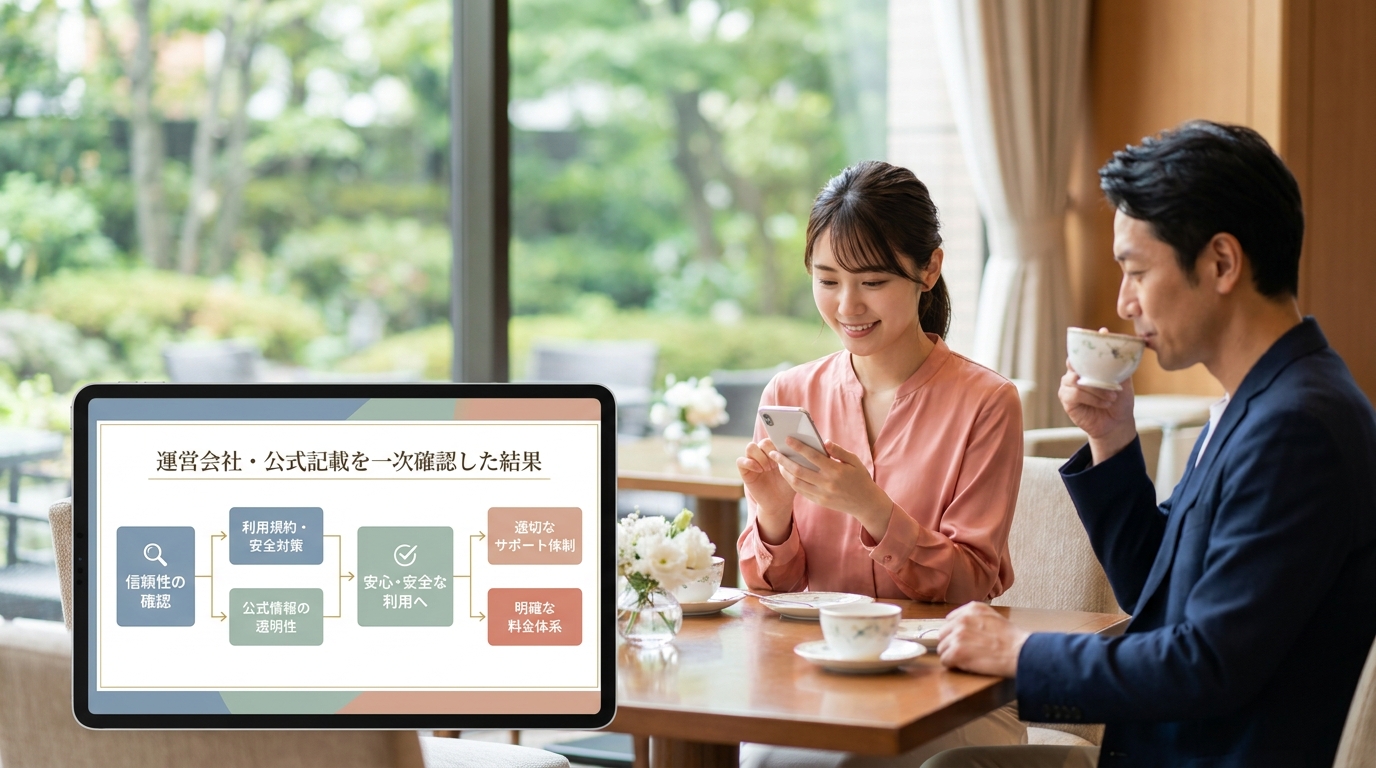 運営会社・公式記載を一次確認した結果